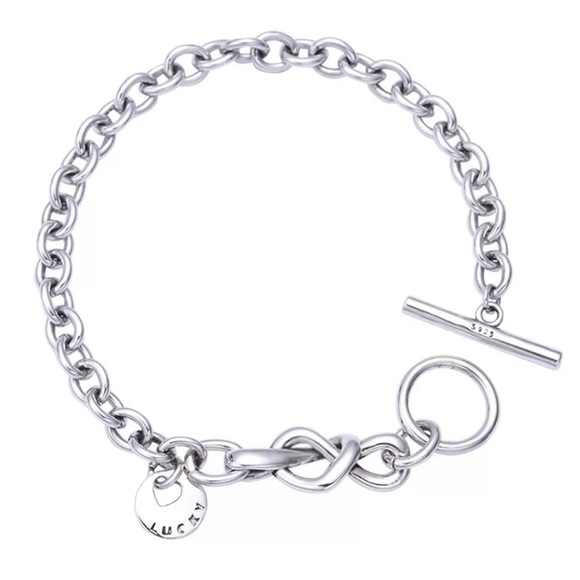 NEW 925 STERLING SILVER LOVE HEART TIE BRACELET, NICE BRACELET, CUTE BRACELET - Picture 2 of 6